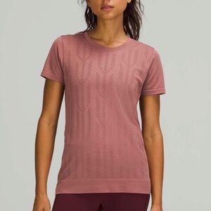 Lululemon Swiftly Breathe Short Sleeve *Fletching Lines